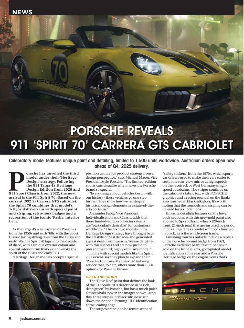 JUST CARS Preview Pages
