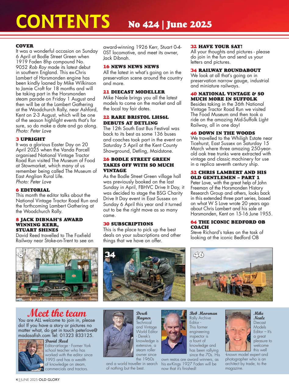 Old Glory Magazine Preview Pages