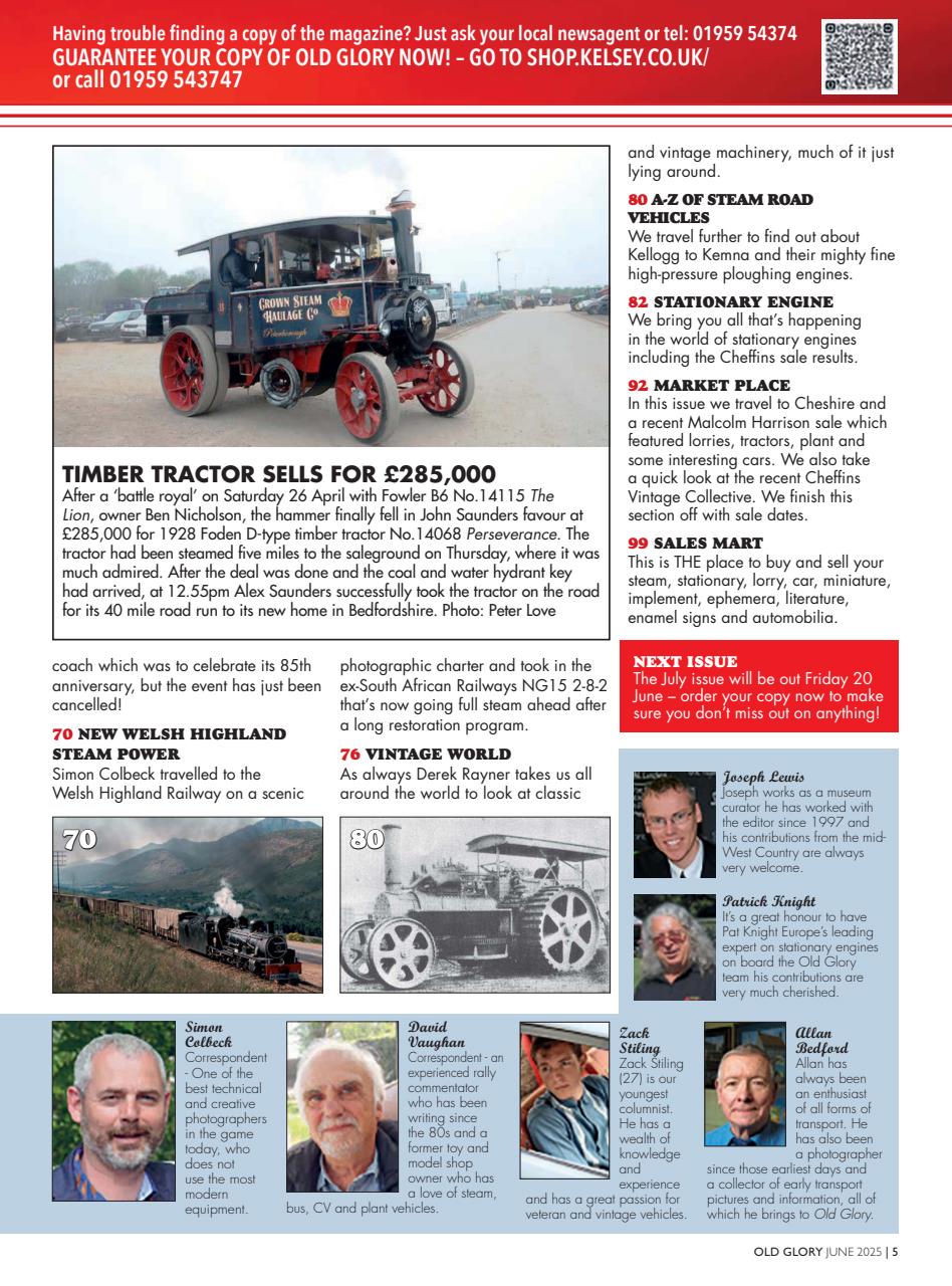 Old Glory Magazine Preview Pages