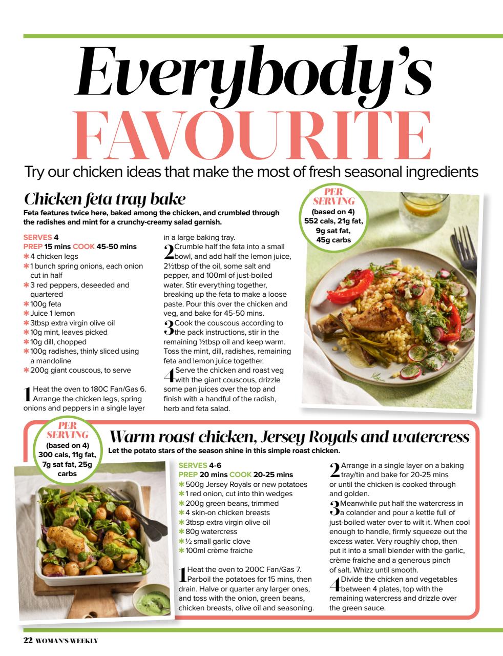 Woman's Weekly Preview Pages