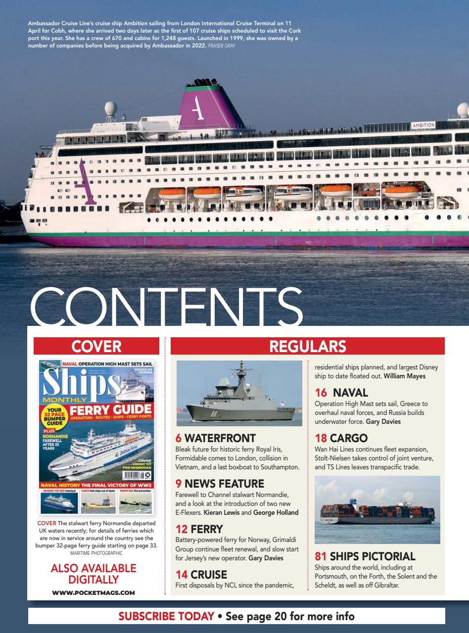 Ships Monthly Preview Pages
