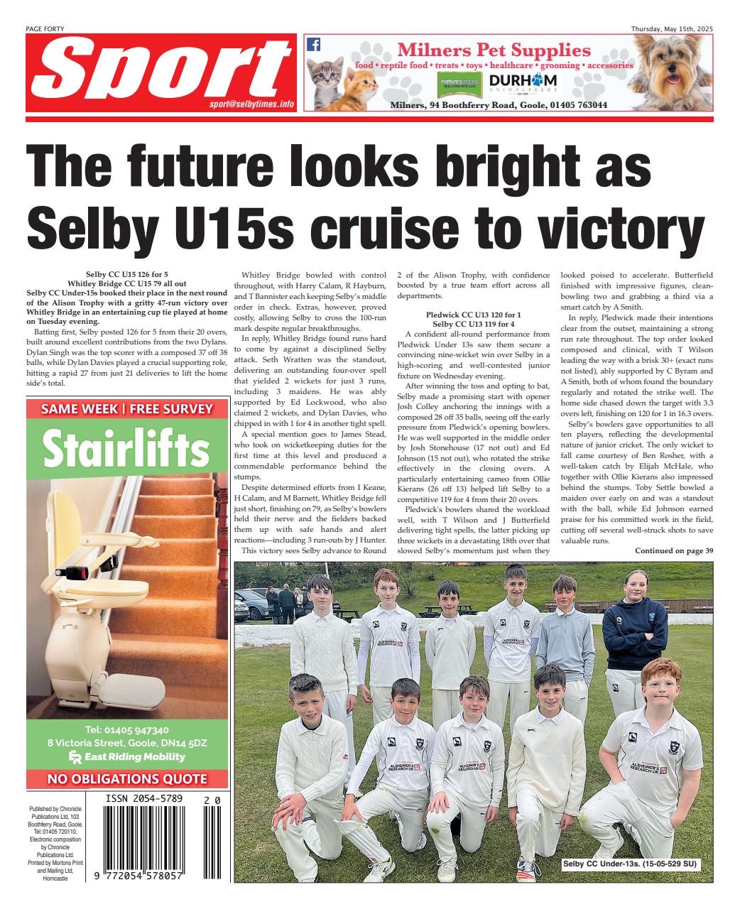 Selby Times Preview Pages