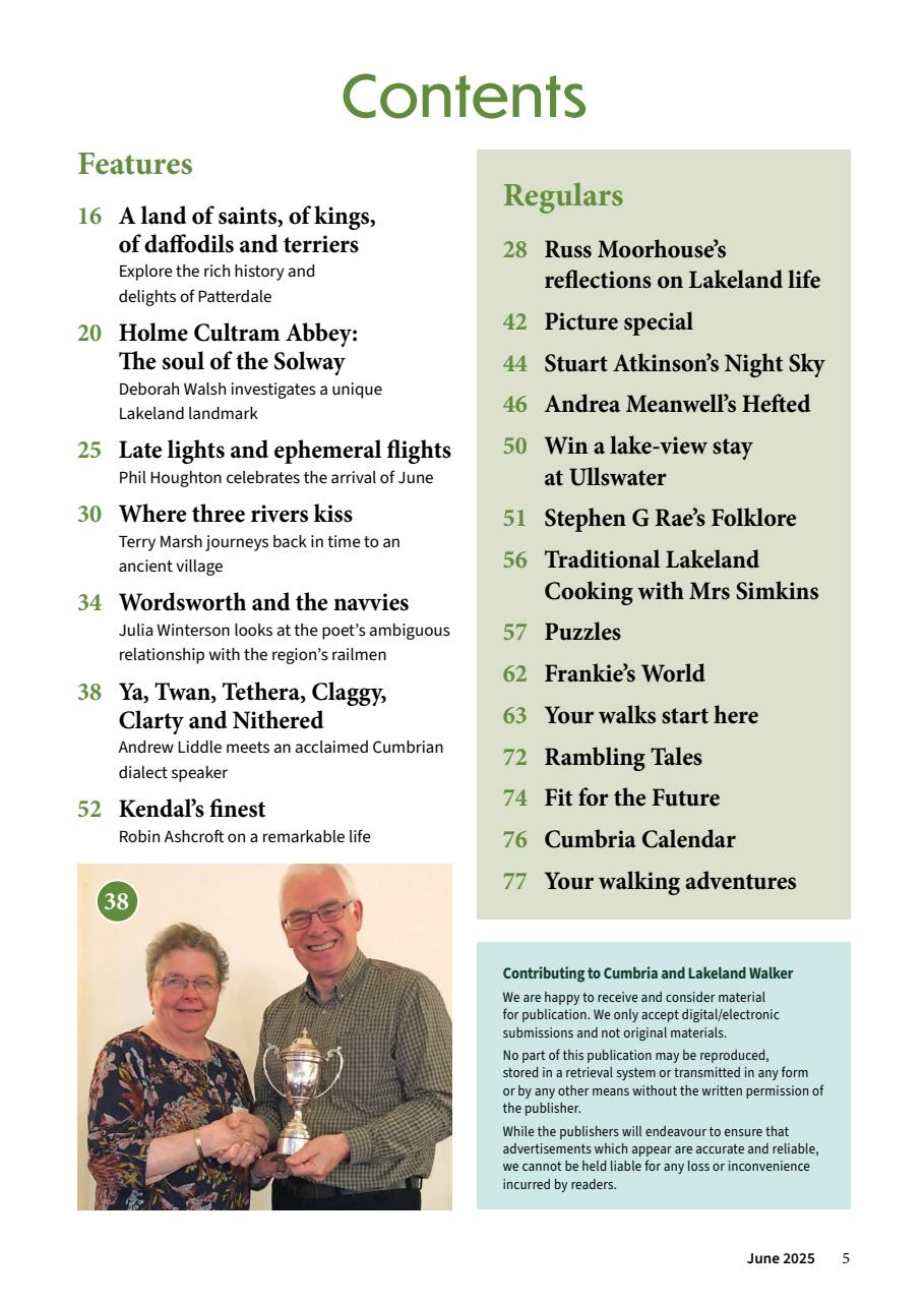 Cumbria and Lakeland Walker Preview Pages