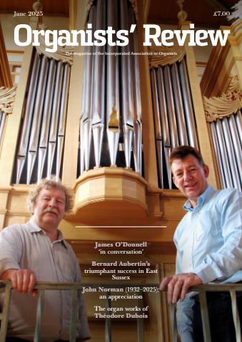 Organists' Review issue June 2025