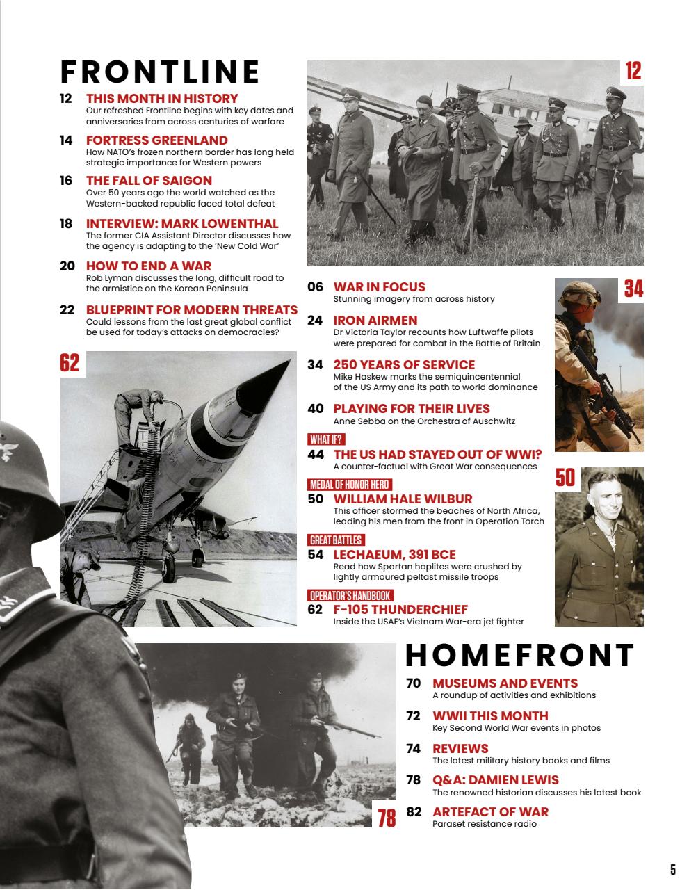 History of War Preview Pages