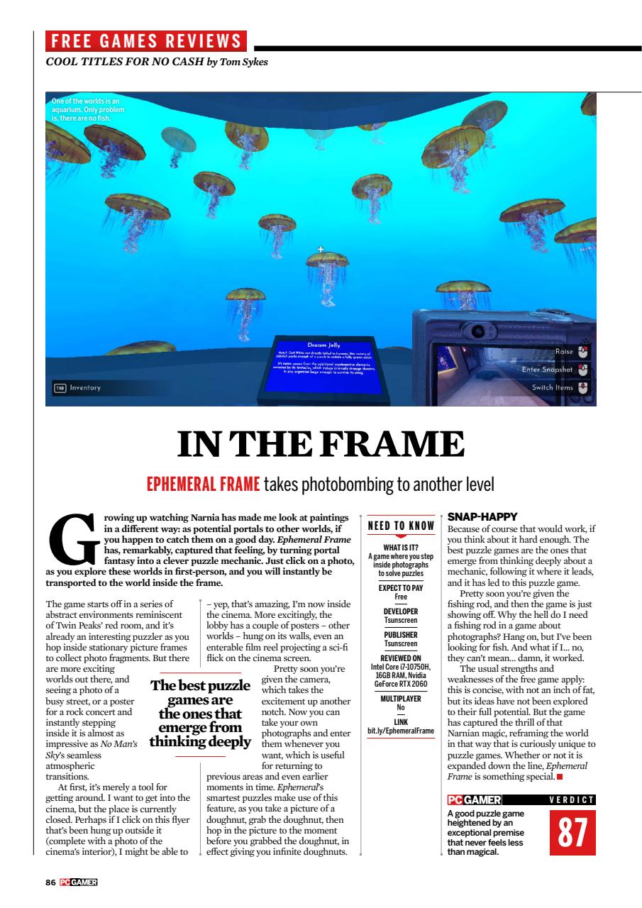PC Gamer (UK Edition) Preview Pages