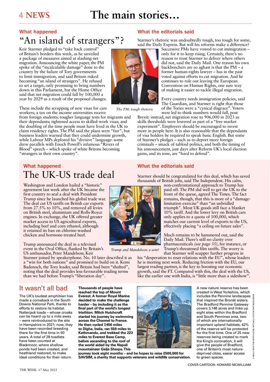 The Week Preview Pages