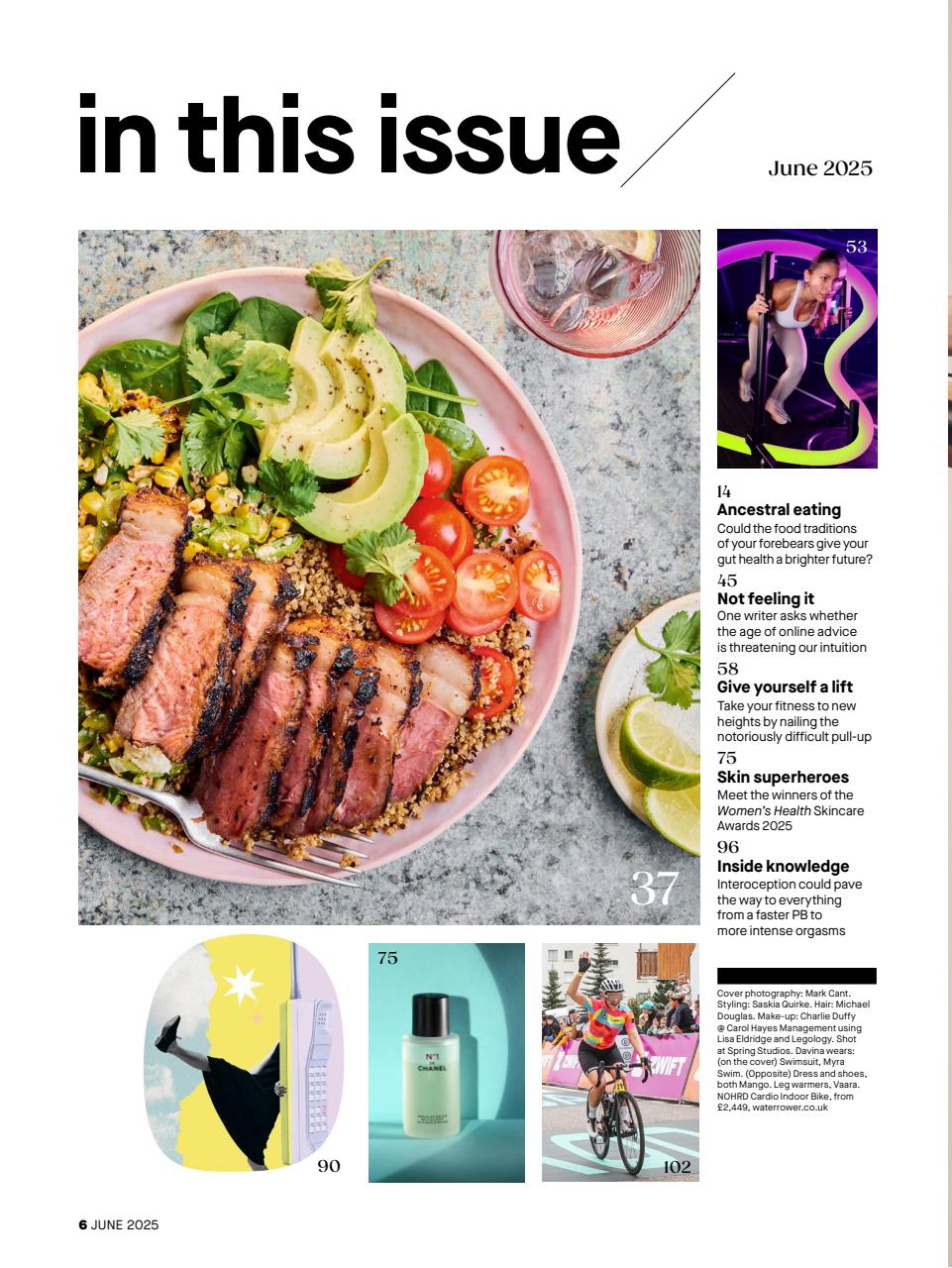 Women's Health Preview Pages