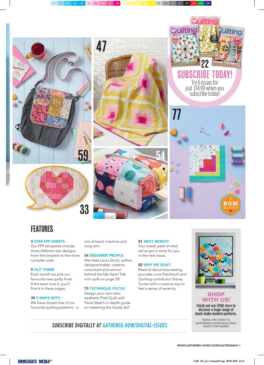 Love Patchwork & Quilting Preview Pages