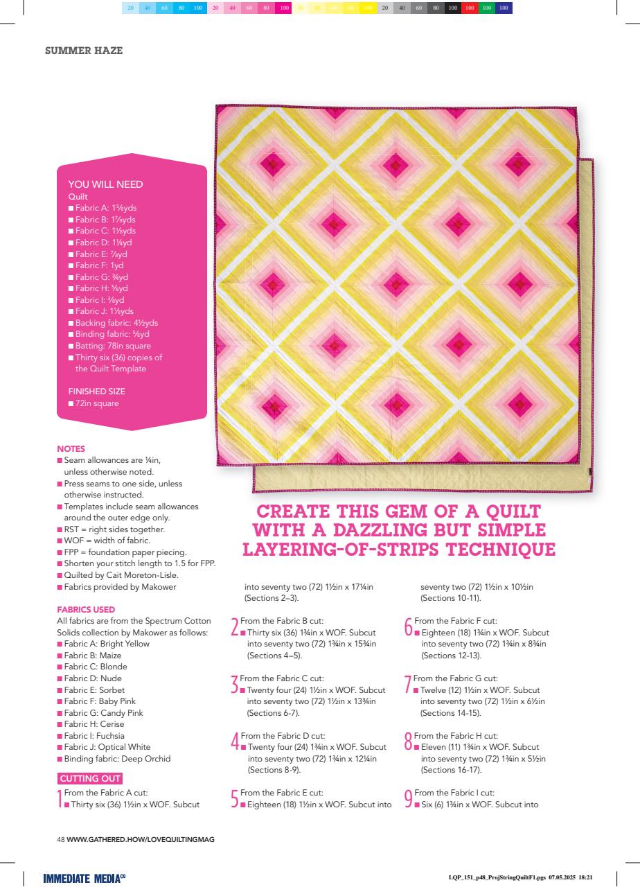 Love Patchwork & Quilting Preview Pages