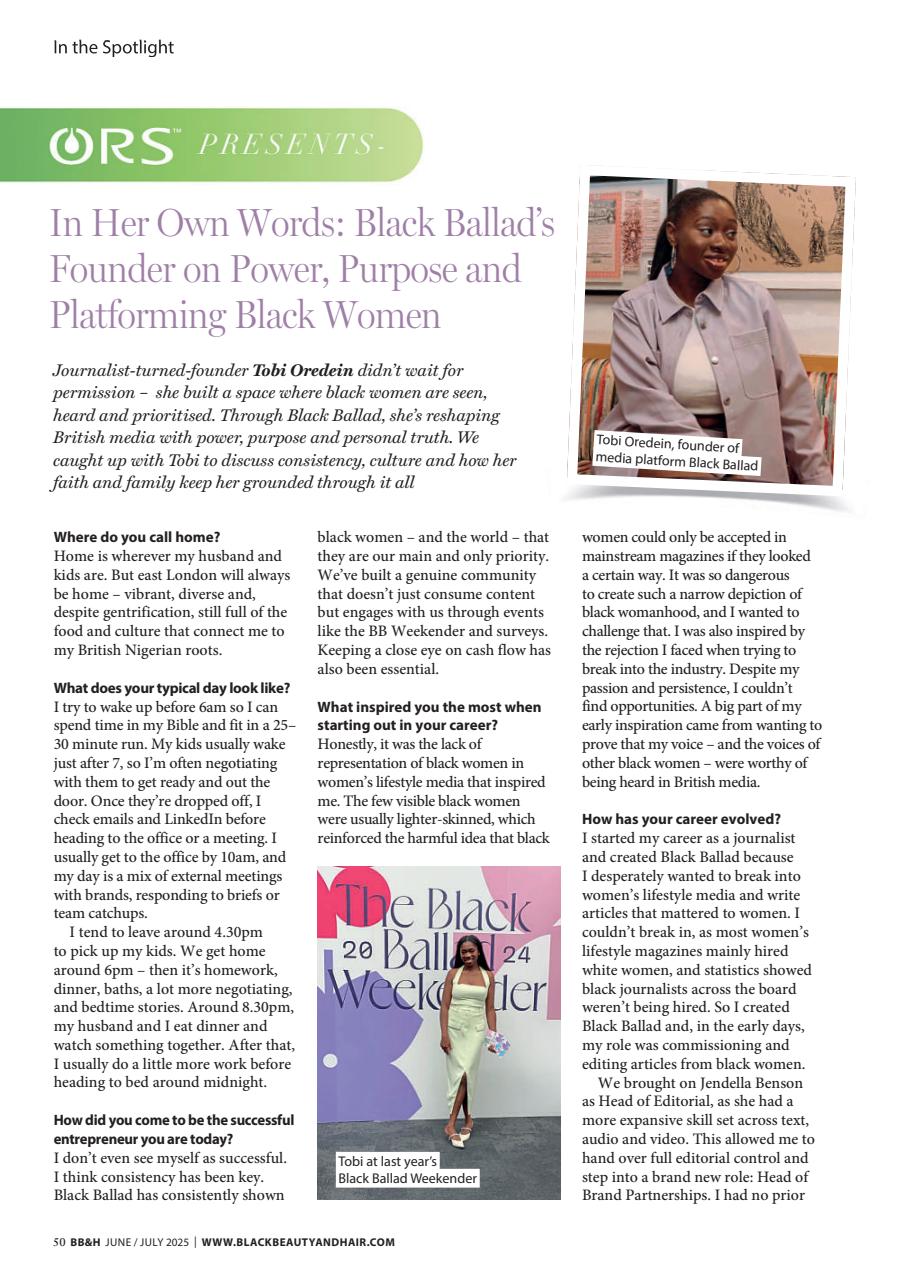 Black Beauty & Hair – the UK's No. 1 Black magazine Preview Pages