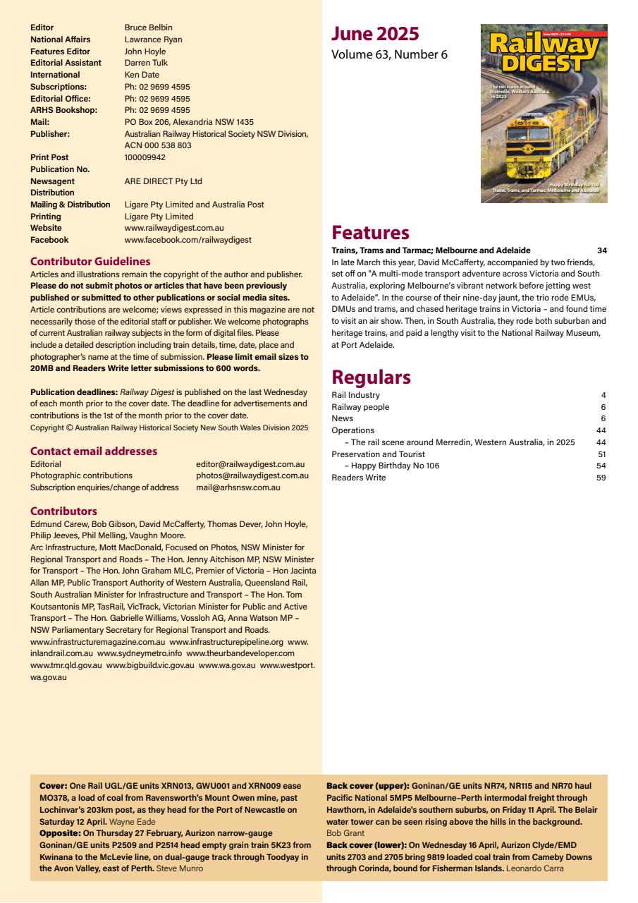 Railway Digest Preview Pages