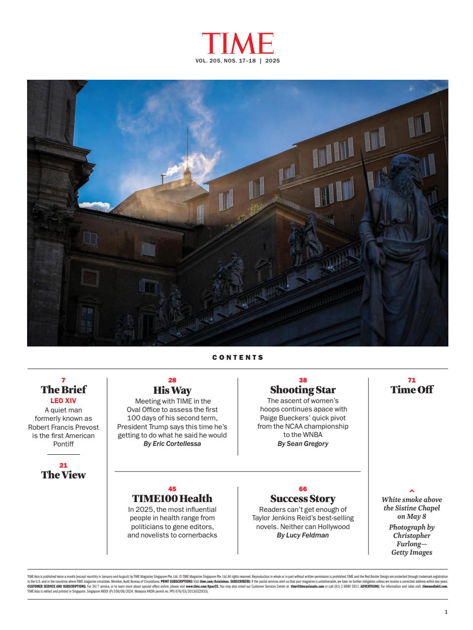 TIME Magazine Asia Preview Pages