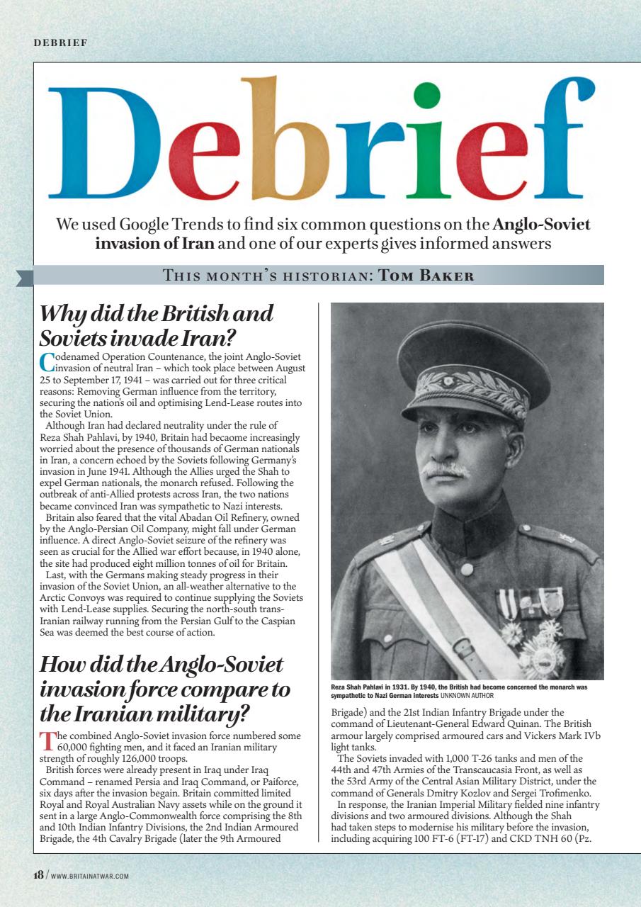 Britain at War Magazine Preview Pages