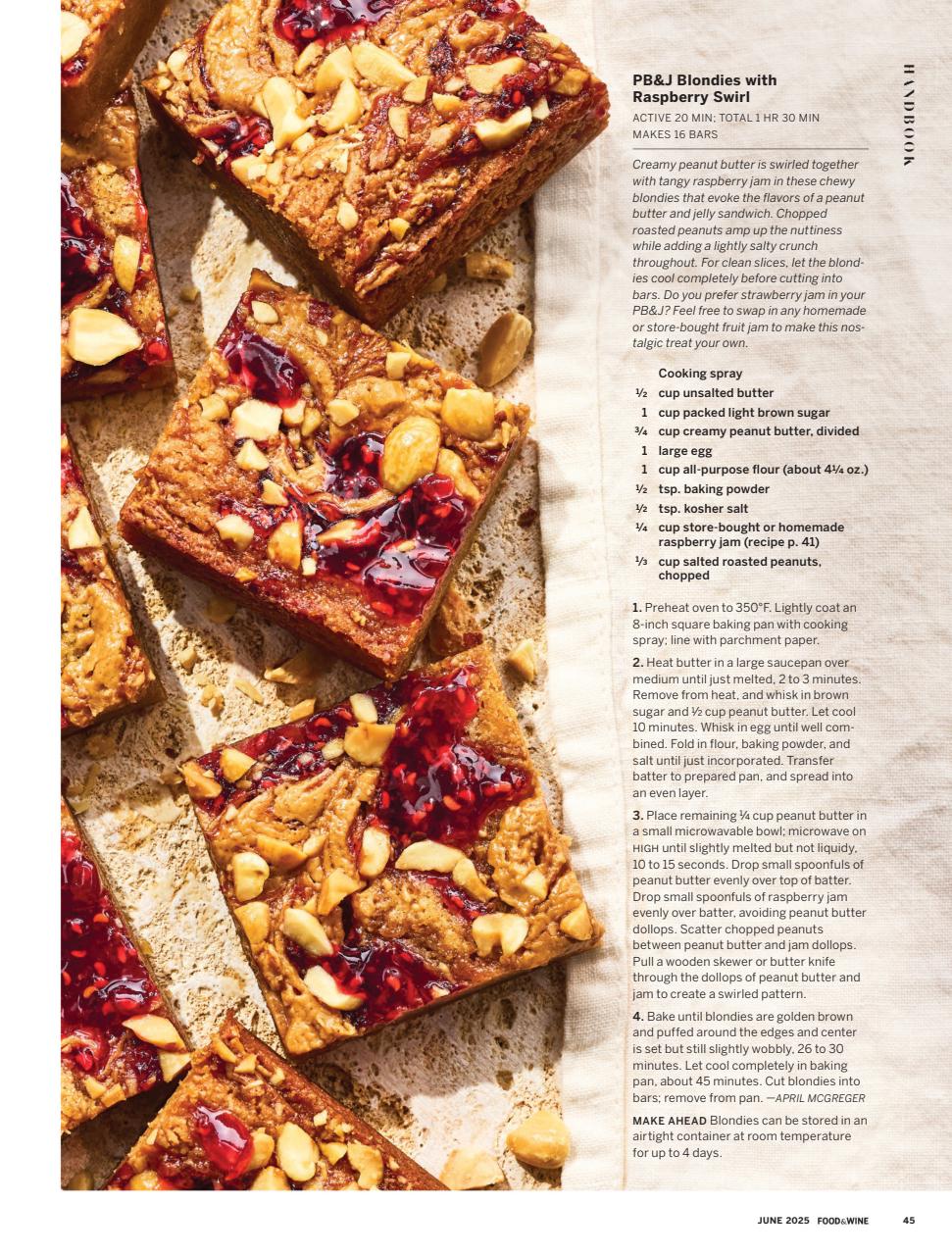 Food & Wine Preview Pages