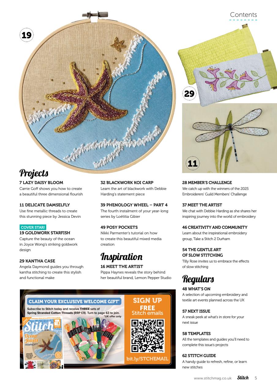 Stitch magazine Preview Pages