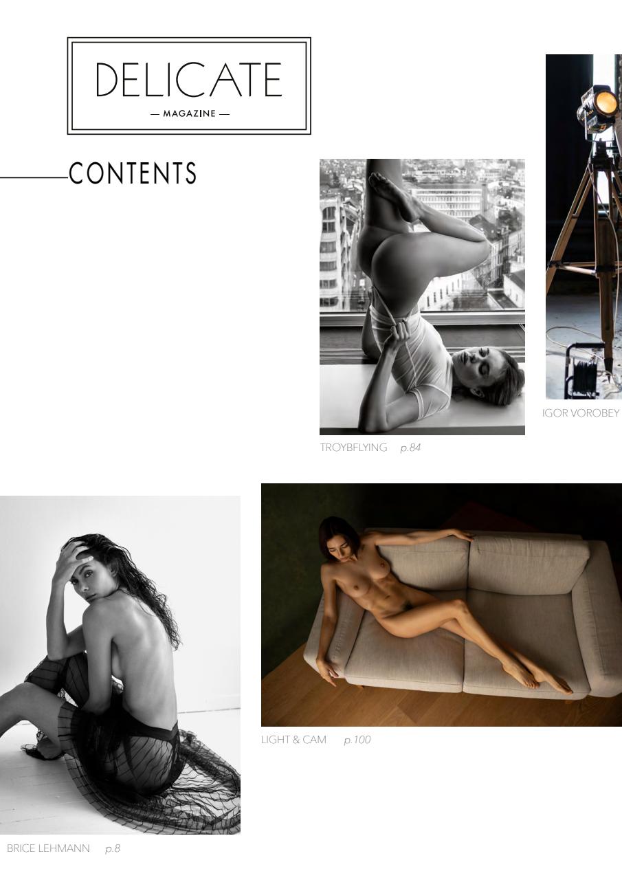 Delicate Magazine Preview Pages