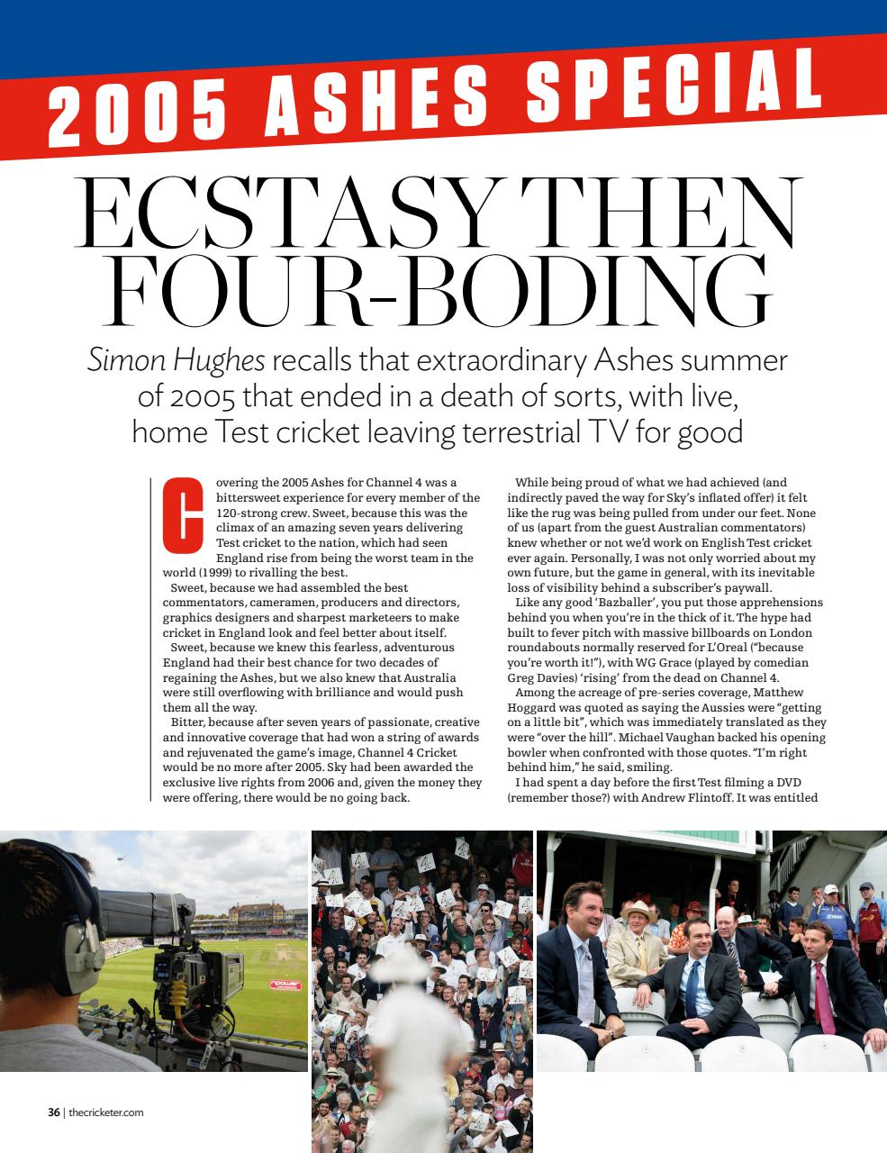 The Cricketer Magazine Preview Pages
