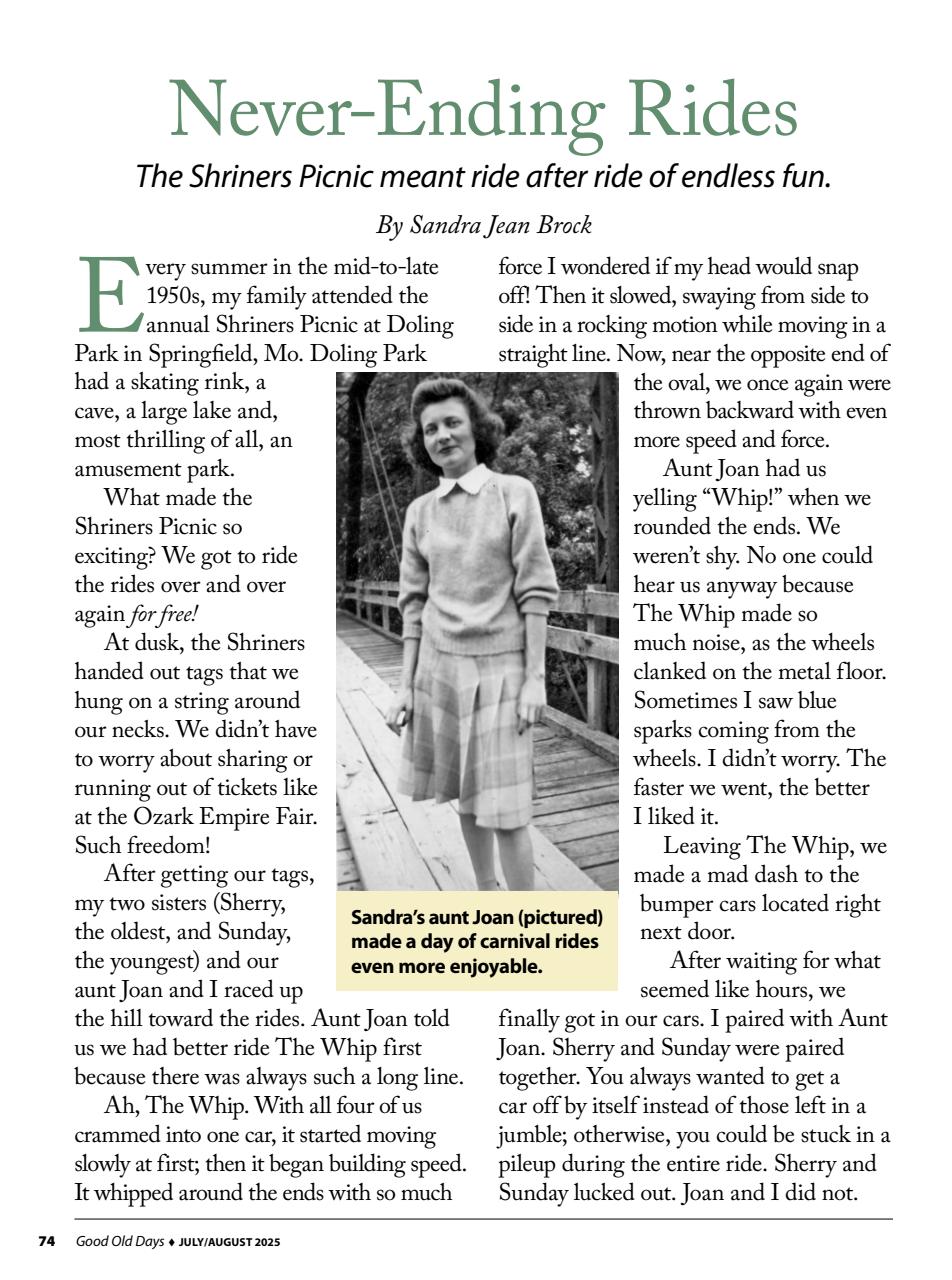 Good Old Days Preview Pages