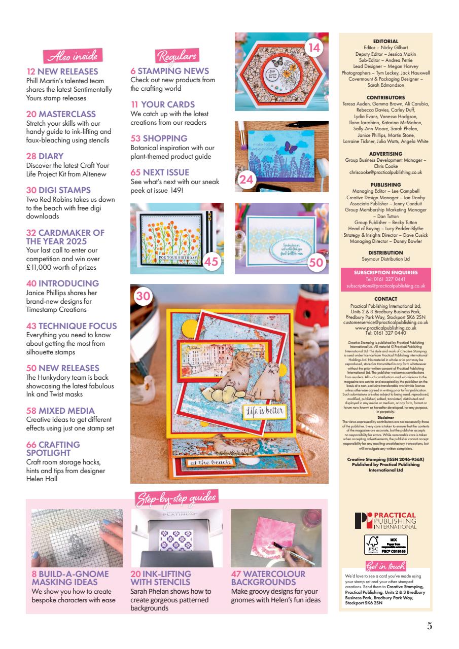 Creative Stamping Preview Pages