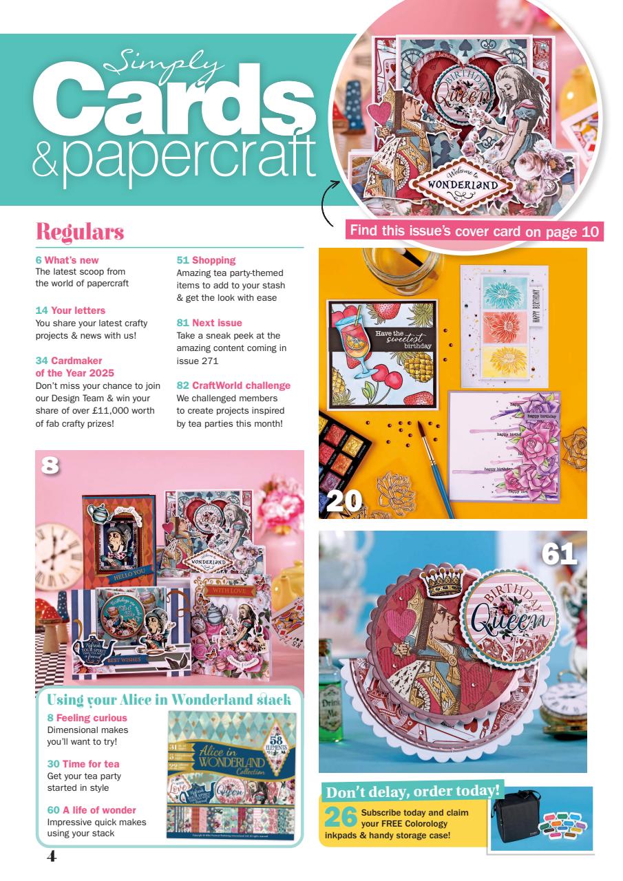 Simply Cards & Papercraft Preview Pages
