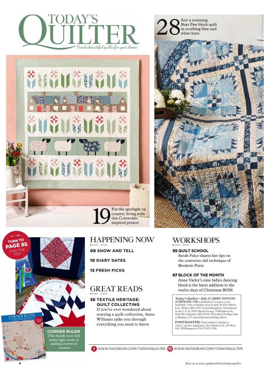 Today’s Quilter Preview Pages