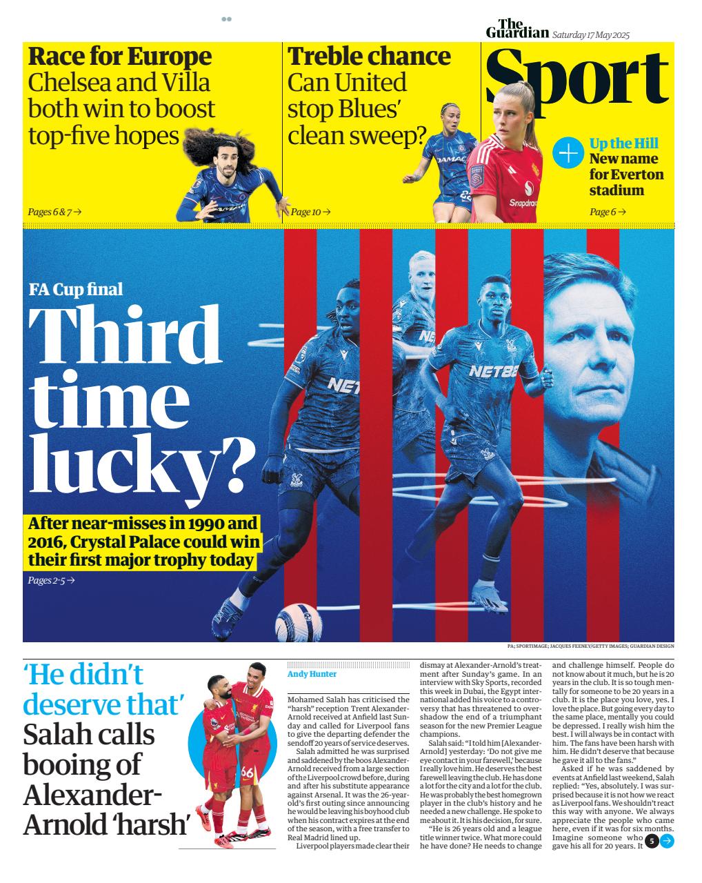 The Guardian Newspaper Preview Pages
