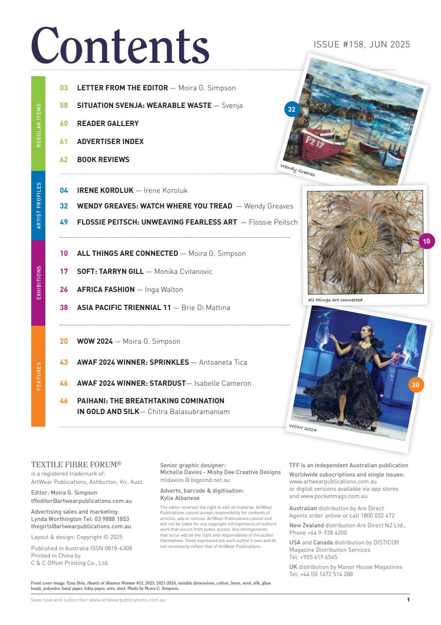 Textile Fibre Forum Preview Pages