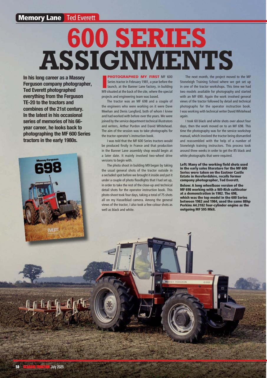 Classic Tractor Preview Pages