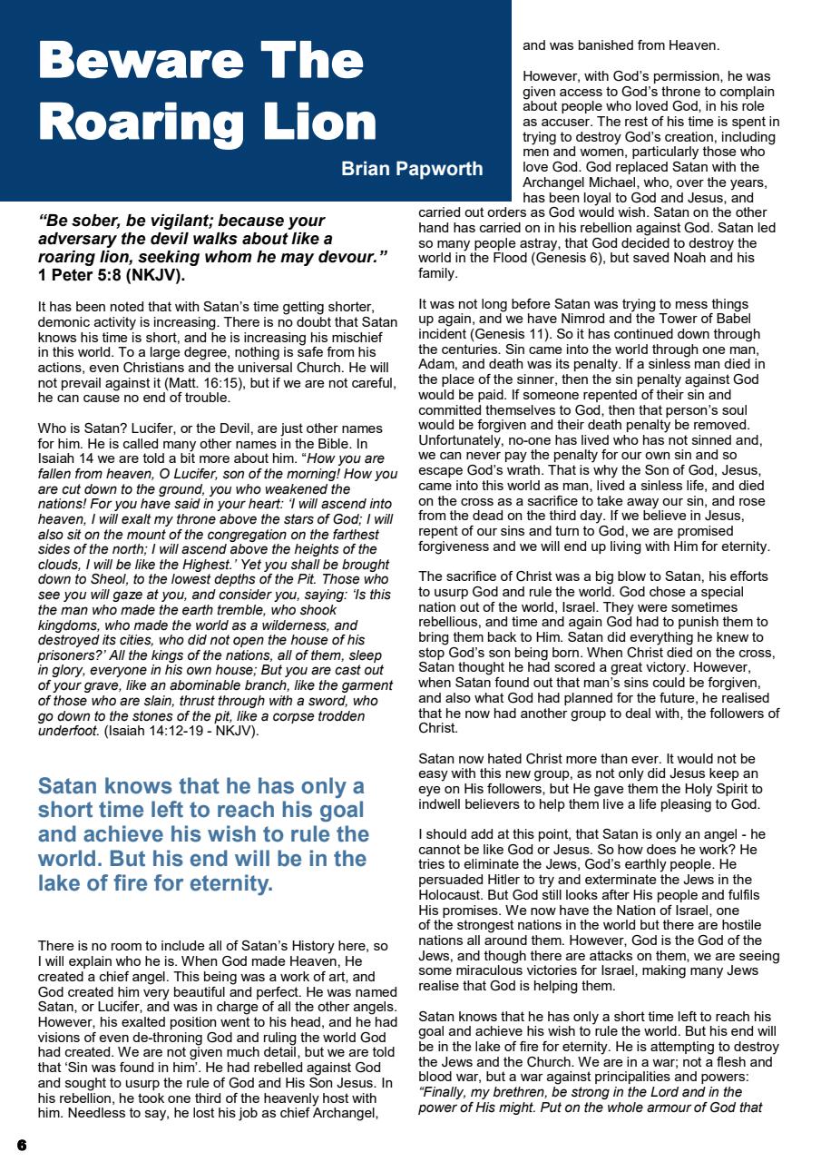 Prophetic Witness Preview Pages