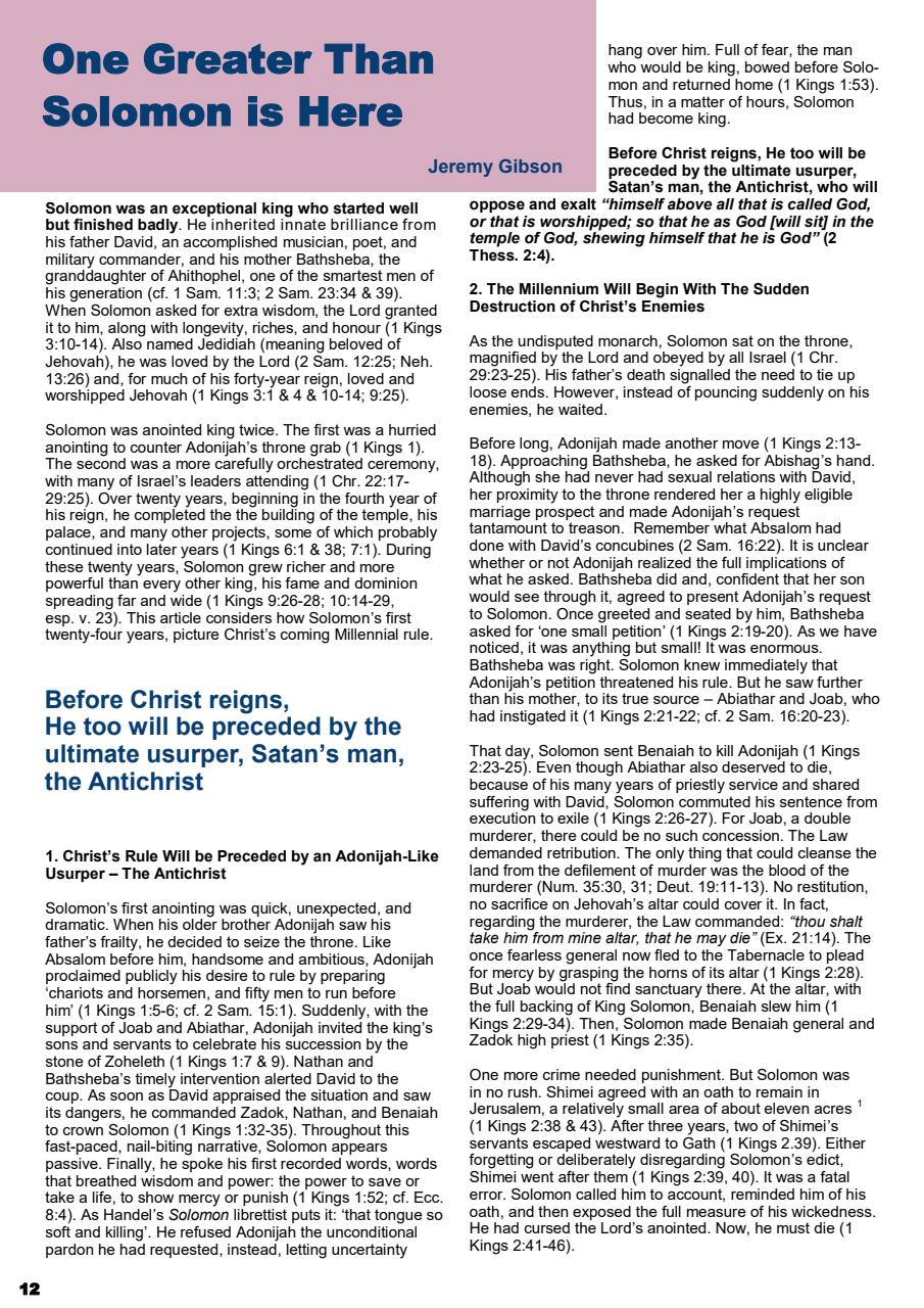 Prophetic Witness Preview Pages