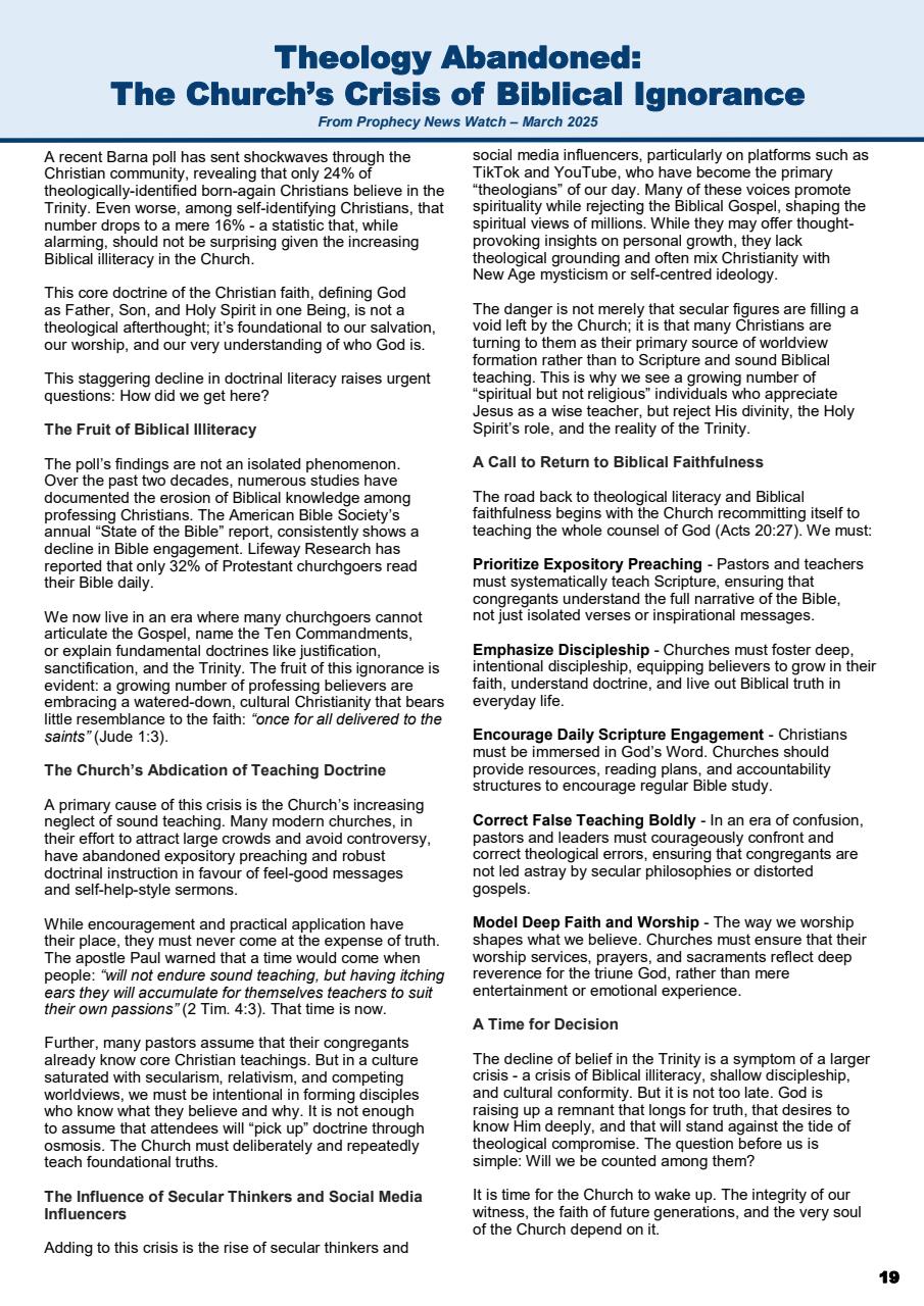 Prophetic Witness Preview Pages