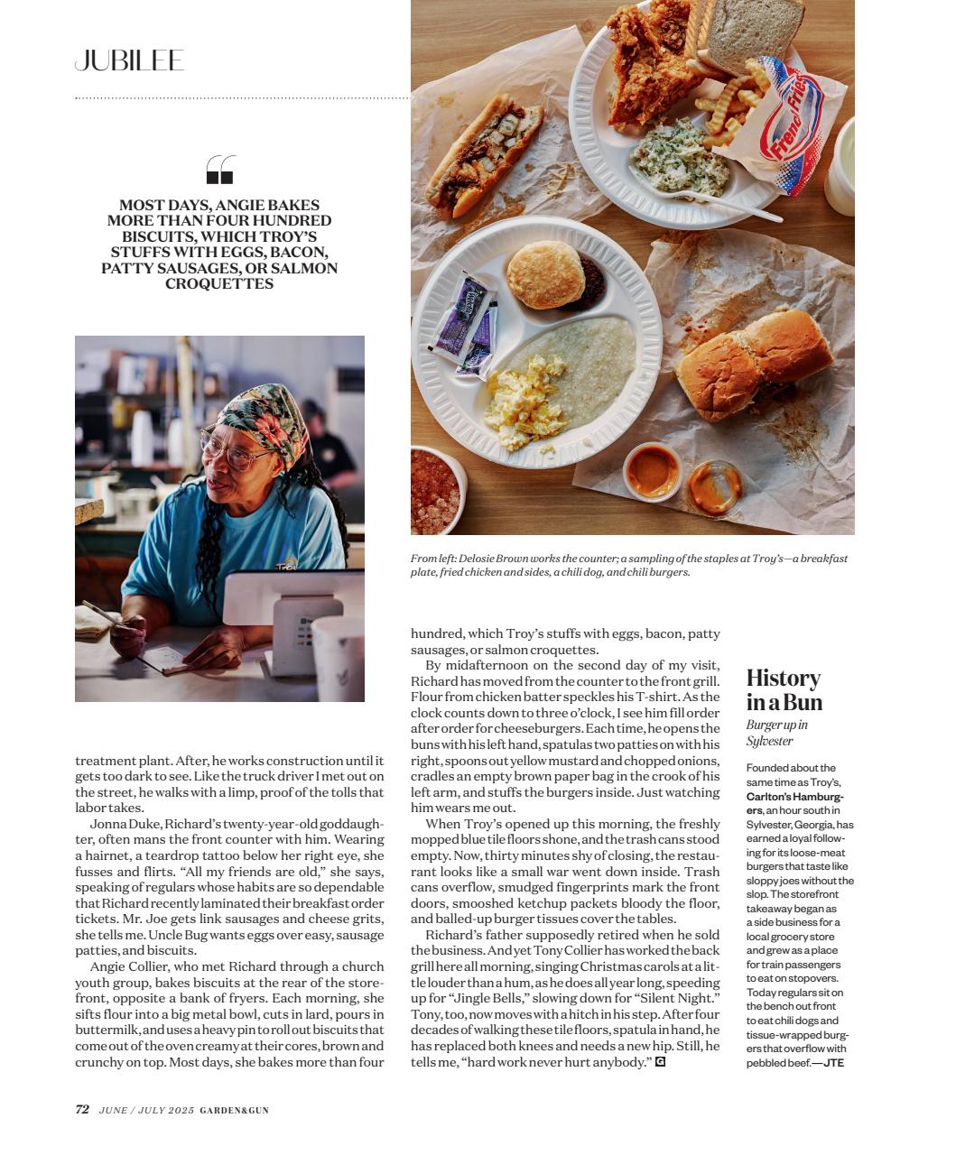 Garden and Gun Magazine Preview Pages