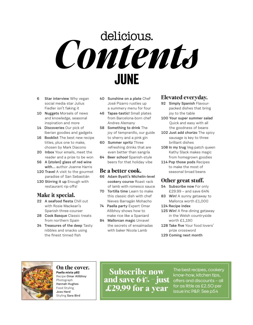 delicious. Magazine Preview Pages