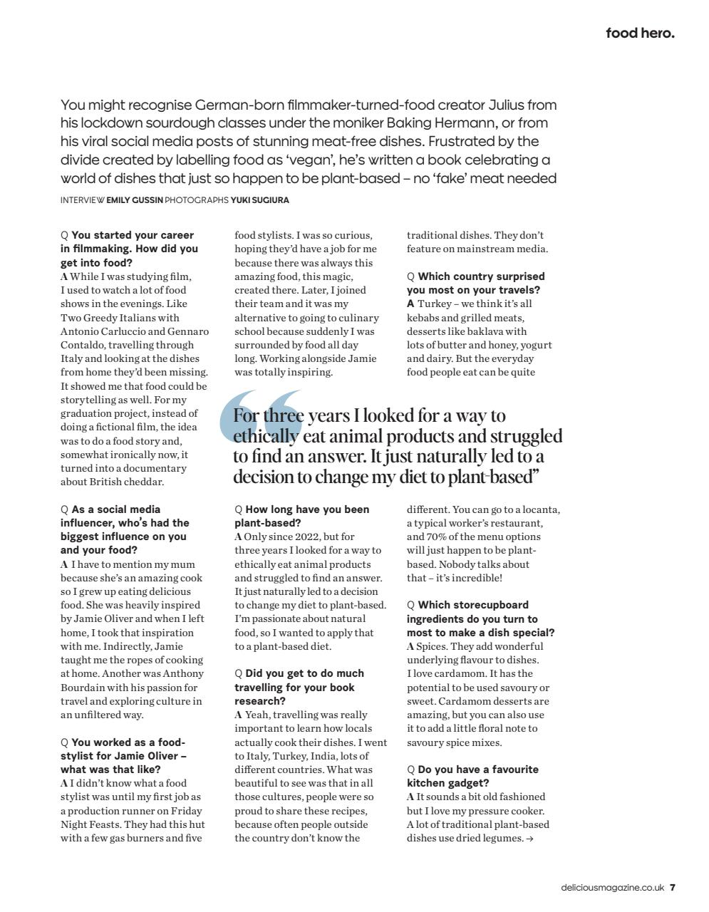 delicious. Magazine Preview Pages