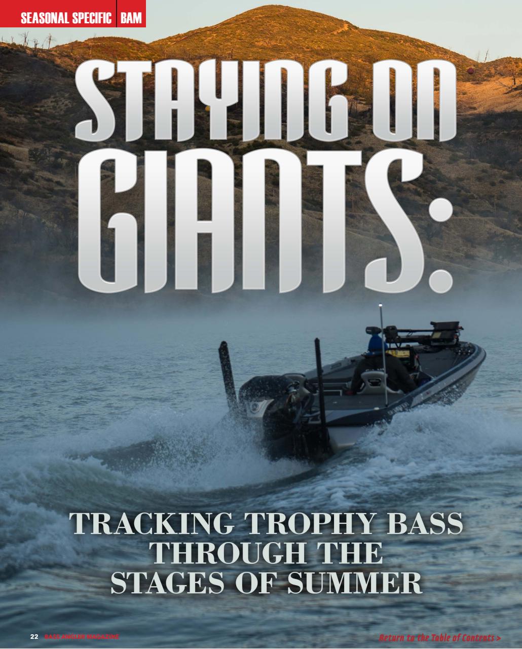 BASS ANGLER MAGAZINE Preview Pages