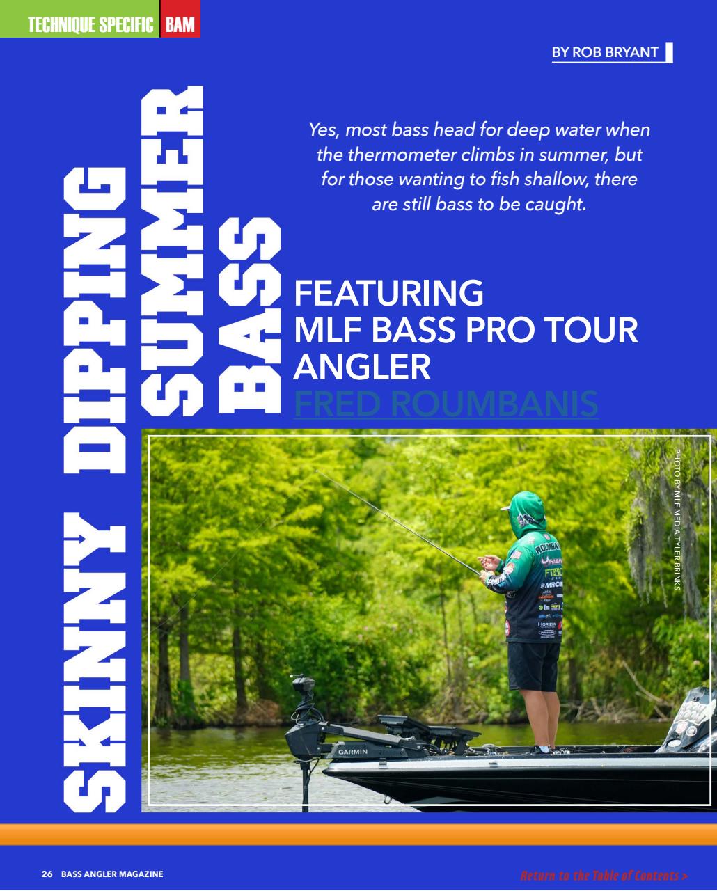 BASS ANGLER MAGAZINE Preview Pages