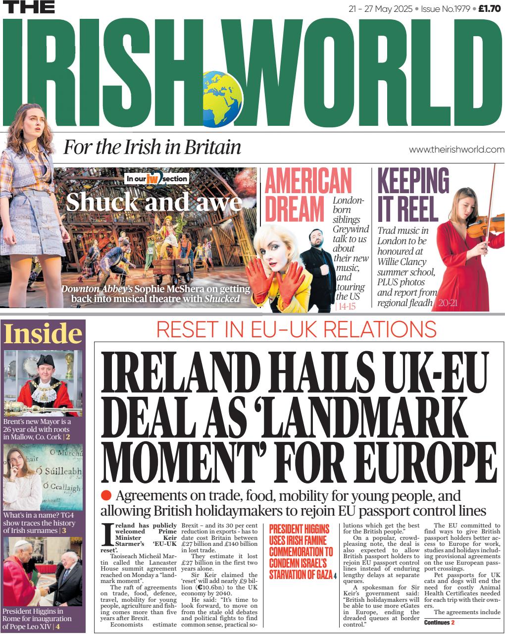 Irish World Preview Pages