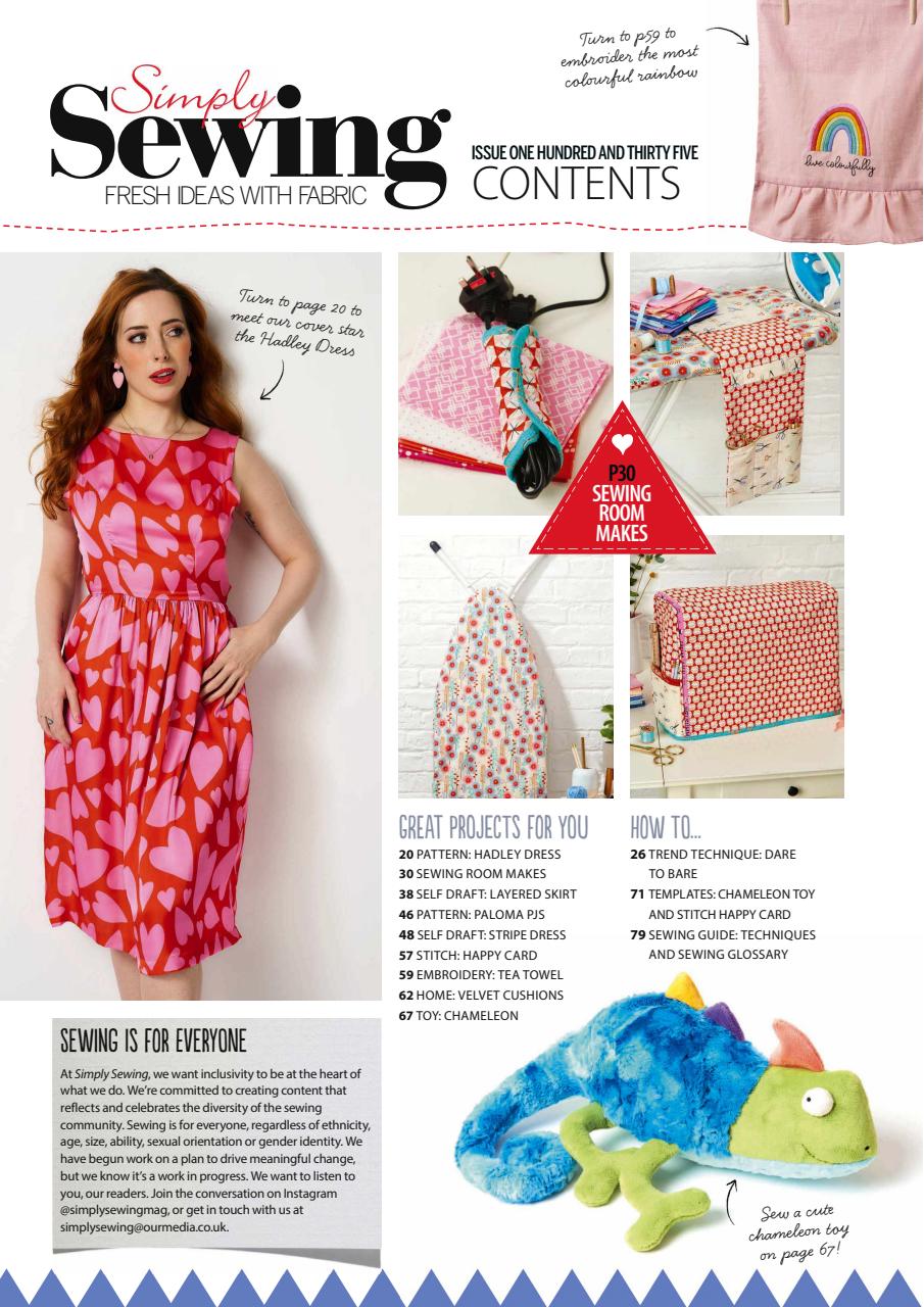 Simply Sewing Preview Pages