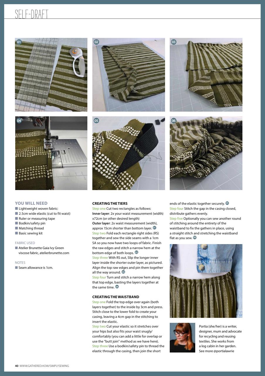 Simply Sewing Preview Pages