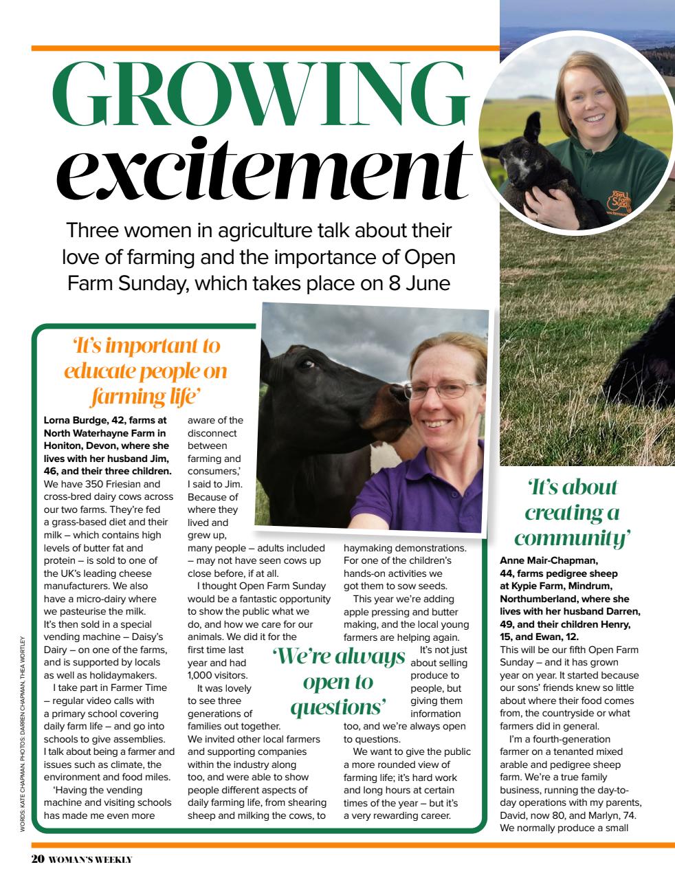 Woman's Weekly Preview Pages