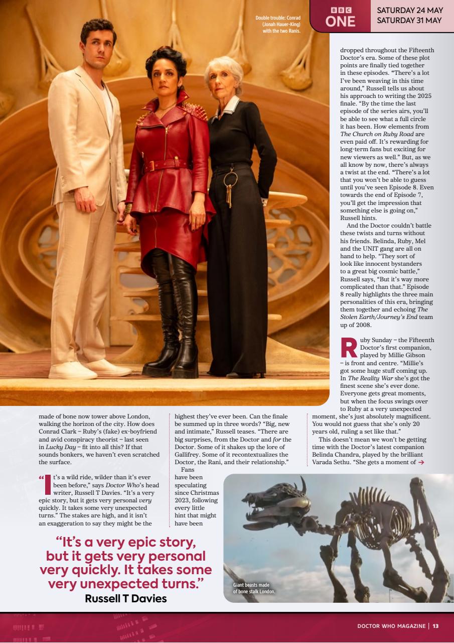 Doctor Who Magazine Preview Pages