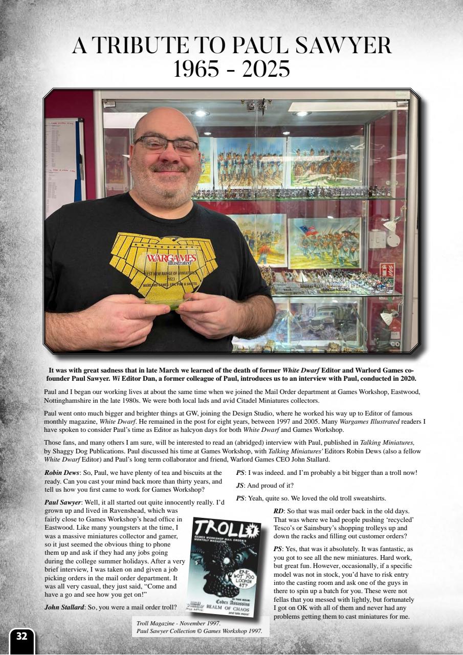 Wargames Illustrated Preview Pages