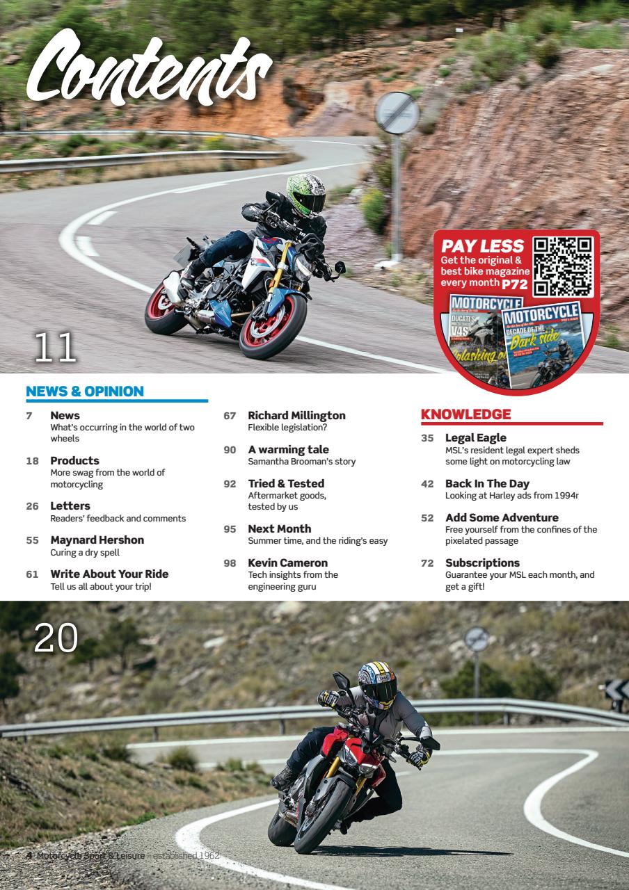 Motorcycle Sport & Leisure Preview Pages