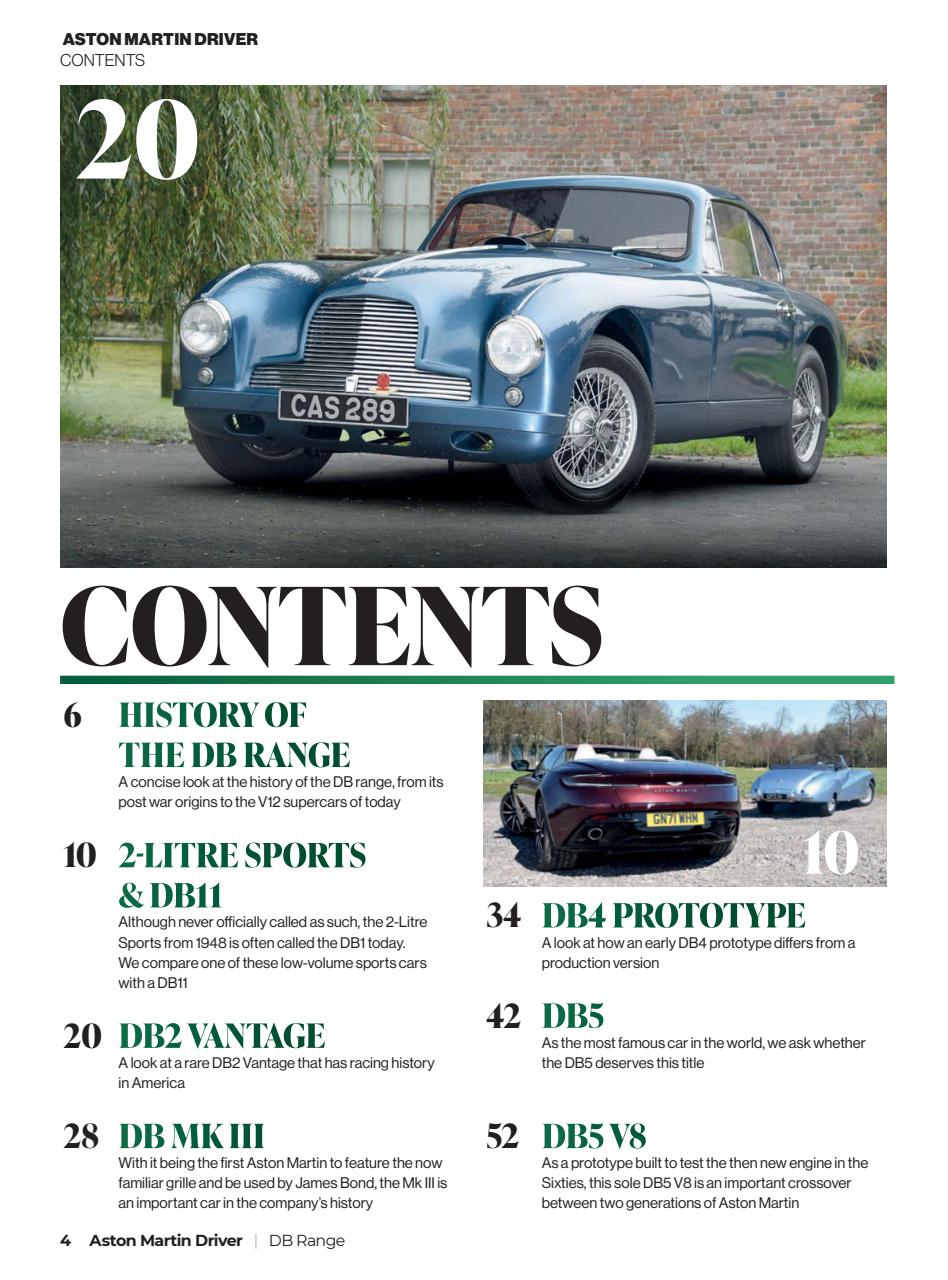 Aston Martin Driver Preview Pages