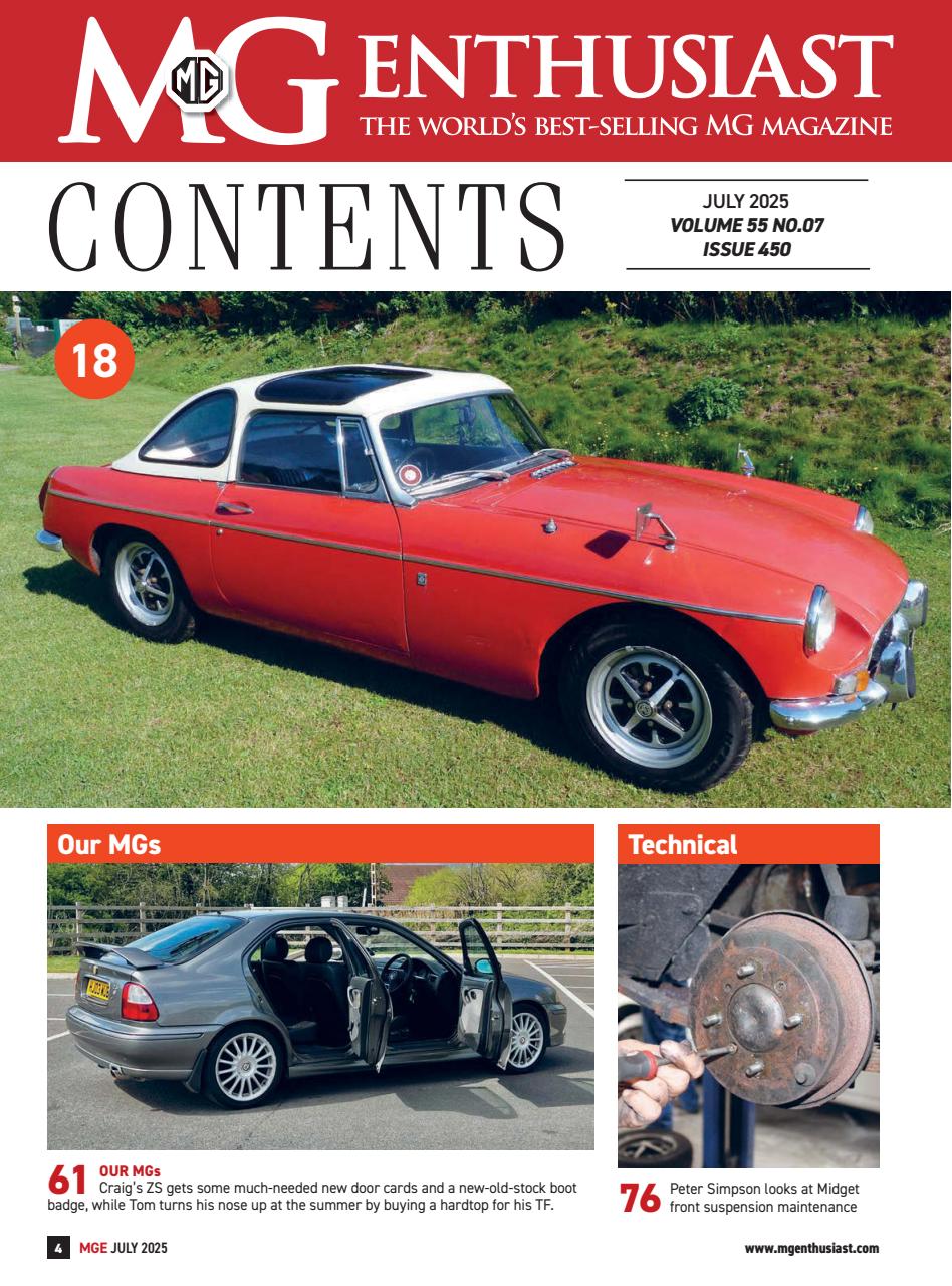 MG Enthusiast Preview Pages