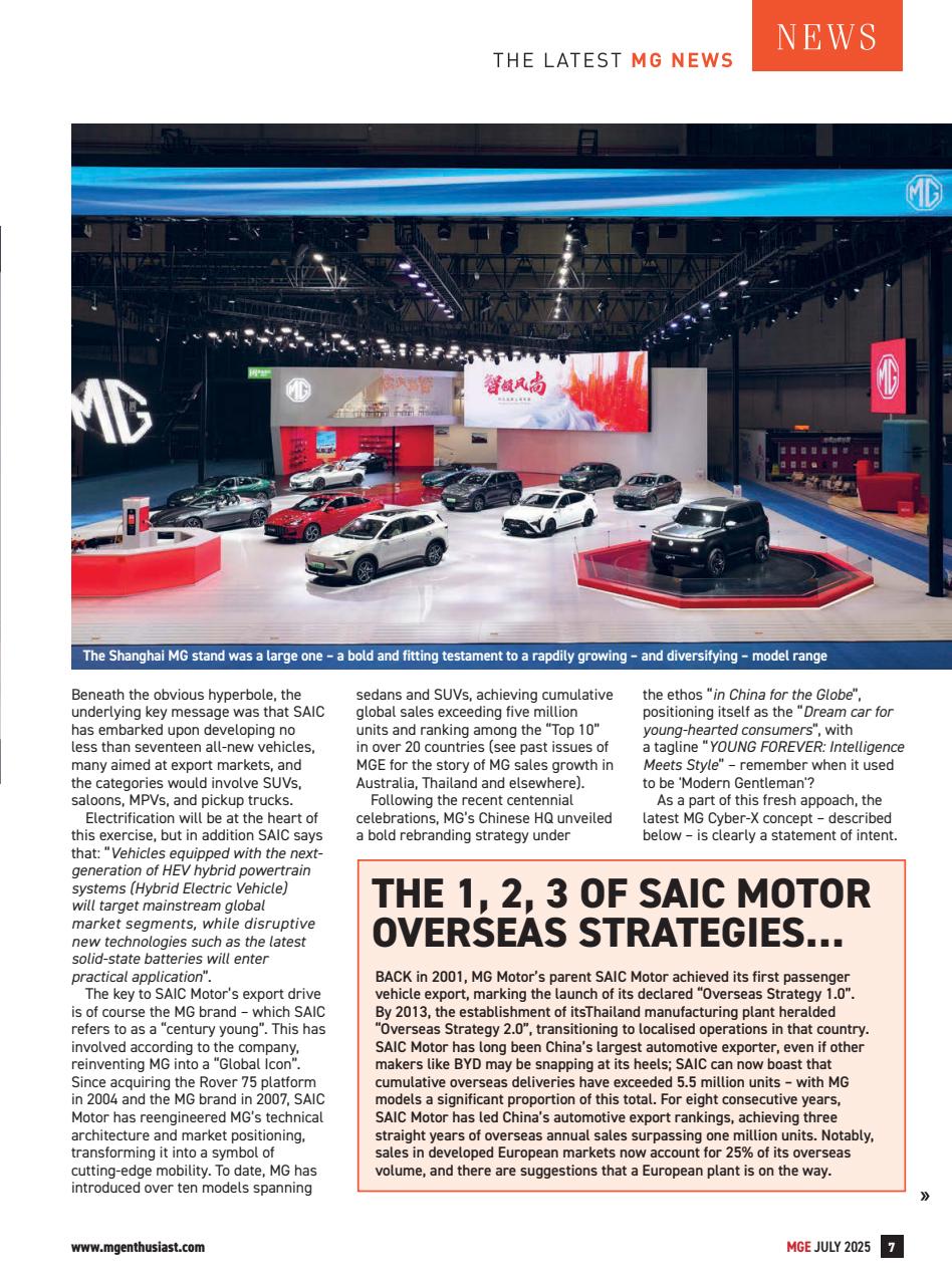 MG Enthusiast Preview Pages