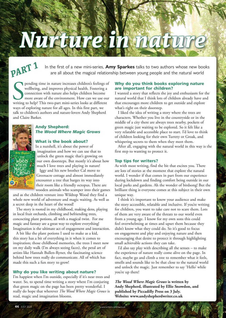 Writing Magazine Preview Pages