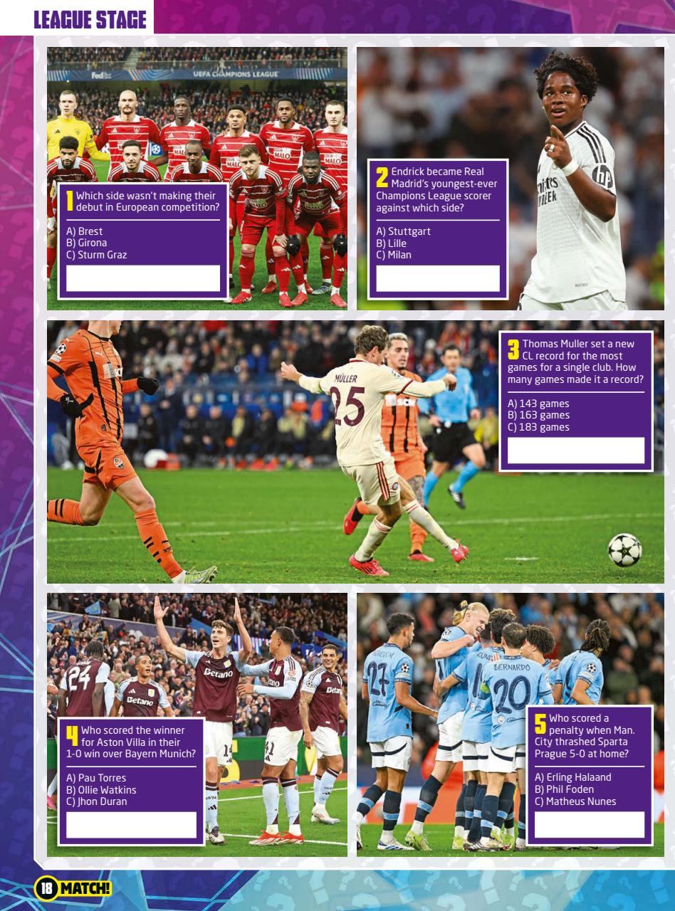 Match Preview Pages