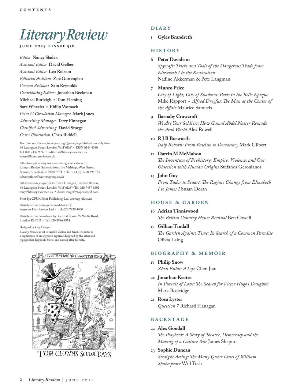 Literary Review Preview Pages